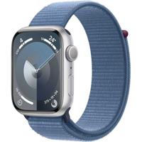 Apple Watch Series 9 GPS |41mm| Color Silver| Aluminium Case with Winter Blue Sport Loop