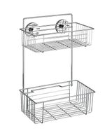 Wenko Vacuum-Loc 2 Tier Wall Rack