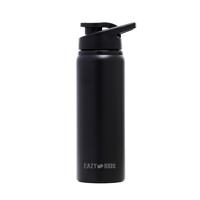 Eazy Kids Stainless Steel Sports Water Bottle - Black 700ml