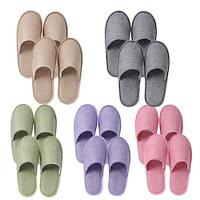 5/10 Pairs Disposable Home Slippers for Family Spa Guests Hotels Office Mixed Multi-Color Slippers Home Party Lightinthebox