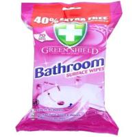 Greenshiield Anti-Bacterial Bathroom Wipes 70s