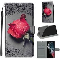 Phone Case For Samsung Galaxy S23 S22 S21 S20 Ultra Plus FE A54 A34 A14 A53 A33 A23 A13 Wallet Case with Stand Holder Magnetic Full Body Protective TPU PU Leather miniinthebox