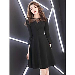 small evening dress women 2020 new short black slim fashion ladies party party party party dress miniinthebox