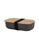 Typhoon Pure Bamboo Fibre Lunch Box Black