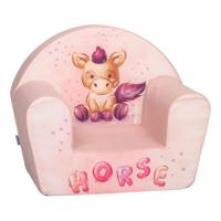 Delsit Pink Horse Armchair - thumbnail