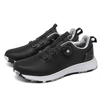 Men's Sneakers Casual Shoes White Shoes Golf Sporty Outdoor Athletic Microfiber Breathable Comfortable Slip Resistant Lace-up Black White Gray Summer Spring Lightinthebox