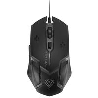 Vertux Ergonomic Optical USB Wired Gaming Mouse upto 3200 DPI Black - 101614