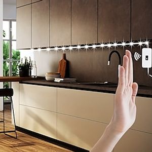 Motion Sensor Cabinet Strip Lights LED Strip Lights for Wardrobe, Stair, Pantry, Under Cabinet, Cupboard, Bed, Locker, Kitchen - Energy Efficient and Easy to Install Lightinthebox
