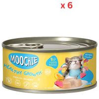 Moochie Kitten Mousse Tuna & Chicken Recipe 85G Can (Pack Of 6)