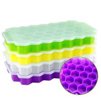 DIY Ice Cream Tools Silicone Honeycomb Ice Cream Maker Ice Cube Tray Ice Maker - thumbnail