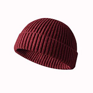 Knit Beanie Hat Winter Roll-up Edge Thermal Thick Polar Snow Skull Cap for Men and Women Lightinthebox
