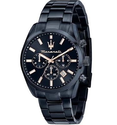 Maserati Attrazione 43mm Mult Blue Dial Br Blue Men's Watch - R8873626003