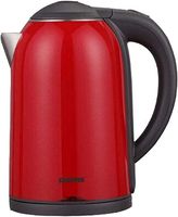 Geepas Double Layer Electric Kettle 1.7 L 1800 W, Red/Black, GK38013