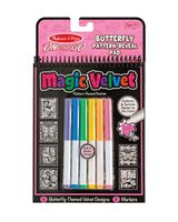 Melissa & Doug Magic Velvet Butterfly Coloring Book - thumbnail