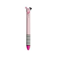 Legami Click & Clack Two Color Pen - Miss Flamingo