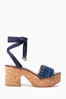 Athi 80 Platform Sandals in Suede Athi 80 Platform Sandals in Suede