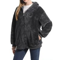 Adults' Nightwear Oversized Hoodie Blanket Wearable Blanket With Pocket Solid Color Onesie Pajamas Arctic Fleece Cosplay For Men's Women's Carnival Animal Sleepwear Cartoon miniinthebox - thumbnail