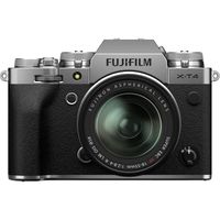 Fujifilm X-T4 Mirrorless Digital Camera with 18-55mm Lens, Silver - thumbnail