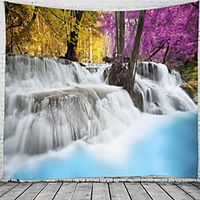Majestic Waterfall Scenery Wall Tapestry Art Decor Blanket Curtain Hanging Home Bedroom Living Room Decoration miniinthebox - thumbnail