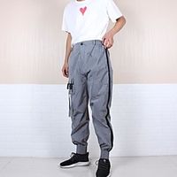 Men's Fashion Streetwear Jogger Sweatpants Trousers Elastic Waist Luminous Pants Casual Daily Camouflage Lightning Breathable Soft Mid Waist Gray Dark Gray L XL XXL 3XL miniinthebox - thumbnail