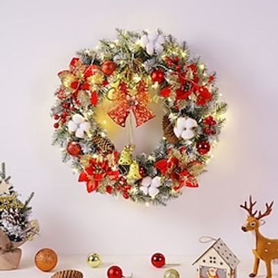 Christmas Wreath Festive Christmas Rattan Venue layout Props Wreath Decorations Door Hanging Lightinthebox Christmas Wreath Festive Christmas Rattan Venue layout Props Wreath Decorations Door Hanging Lightinthebox