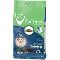 Van Cat White Bentonite Perfumed Clumping Cat Litter - Pine 10 Kg