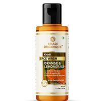 Khadi Organique Orange & Lemongrass Face Wash (SLS & paraben Free) 210ml