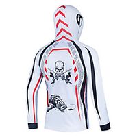 CAWANFLY Men's Hoodie Jacket Fishing Jacket Outdoor Long Sleeve UPF50 UV Protection Quick Dry Waterproof Zipper Lightweight Jacket Top Autumn  Fall Spring Summer Athleisure Fishing Camping  Hiking Lightinthebox - thumbnail