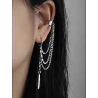 1 Pair Stud Earrings Drop Earrings For Women's Birthday Party Evening Date Stainless Steel Vintage Style Fashion Lightinthebox - thumbnail