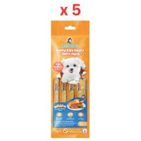 Bearing Happy Dog Treats Tasty Paste Roasted Chicken Flavor-15g*4 Pack Of 5 Bearing Happy Dog Treats Tasty Paste Roasted Chicken Flavor-15g*4 Pack Of 5