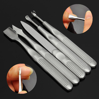 5Pcs Nail File Kit Ear Picker Pusher Manicure Pedicure Tools Travel Set