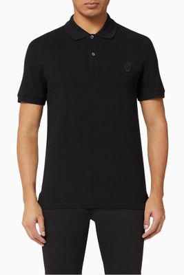 Skull Patch Cotton Piqué Polo Skull Patch Cotton Piqué Polo