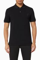 Skull Patch Cotton Piqué Polo - thumbnail