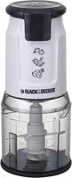 Black+Decker 500W Dual Blade Vertical Chopper With Ice Crusher, White, FC300-B5