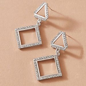 Women's Earrings Classic Stylish Simple Romantic Classic Modern Earrings Jewelry Silver For Party Evening Vacation Beach Promise Festival 1 Pair Lightinthebox