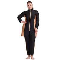 Arabian Muslim Adults Women's Religious Saudi Arabic Swimwear Swimsuits For Spandex Chinlon Ramadan Top Pants Headpiece Lightinthebox - thumbnail