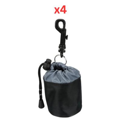 Trixie Dog Activity Mini Snack Bag For Dog Training Black 7X9cm (Pack Of 4) Trixie Dog Activity Mini Snack Bag For Dog Training Black 7X9cm (Pack Of 4)