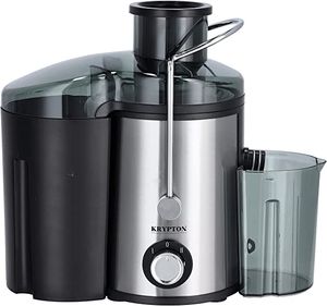 Krypton 450ml Capacity Powerful Motor 2 Speed Stainless Juice Extractor Silver, KNJE6302