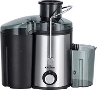 Krypton 450ml Capacity Powerful Motor 2 Speed Stainless Juice Extractor Silver, KNJE6302