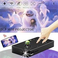 S90 DLP Mini Projector Built-in speaker Mini Handheld Pocket Portable WIFI Projector Keystone Correction FWVGA (854x480) 60 lm Other  Android 9.0 Compatible with iOS and Android HDMI Lightinthebox - thumbnail