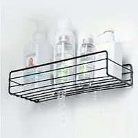 2pcs Bathroom Shelves Drill-Free Toilet Storage Racks, Multi-functional Iron Wall-mounted Long Bars for Kitchen and Bathroom Toiletry Storage Lightinthebox