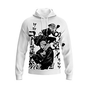 Inspired by Jujutsu Kaisen Yuji Itadori Kugisaki Nobara Hoodie Anime 100% Polyester Pattern Harajuku Graphic Kawaii Hoodie For Unisex / Couple's miniinthebox
