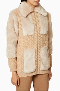 Fur Free Fur Knit Jacket