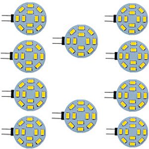 10pcs 2.5 W LED Bi-pin Lights 340 lm G4 12 LED Beads SMD 5730 9-30 V miniinthebox