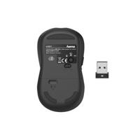 Hama MW-650 Optical 6-Button Multi-Device Mouse, with USB-A / Bluetooth, Black