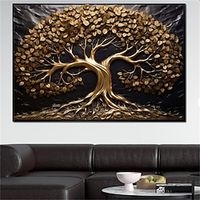 Botanical Wall Art Canvas Tree of Life Prints and Posters Pictures Decorative Fabric Painting For Living Room Pictures No Frame Lightinthebox - thumbnail