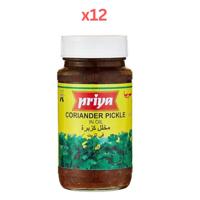Priya Coriander Pickle In Oil 300G Pack of 12