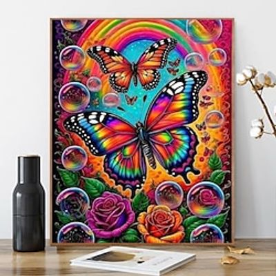 1pc30 40cm 11.8 15.7in frameless DIY 5D Adult synthetic Diamond Digital Painting Set Art Landscape Animal Diamond Painting Art crafts for wall decoration for Christmas surprise gifts Lightinthebox