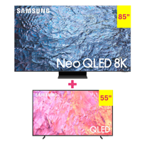 Samsung 85" Neo QLED 8K Smart TV | QN900C | 2023 | Quantum Matrix Technology Pro | Neural Quantum Processor 8K | Dolby Atmos | Titan Black