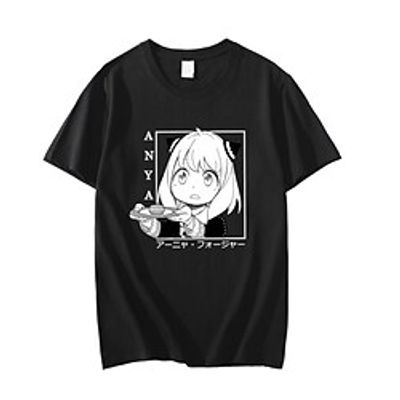 Inspired by SPY×FAMILY Loid Forger Yor Forger Anya Forger T-shirt Cartoon 100% Polyester Anime Harajuku Graphic Kawaii T-shirt For Men's  Women's  Couple's Lightinthebox